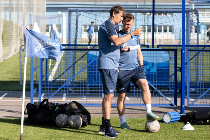 Тренировка «Зенита»-2006 в «Газпром»-Академии ФК «Зенит»