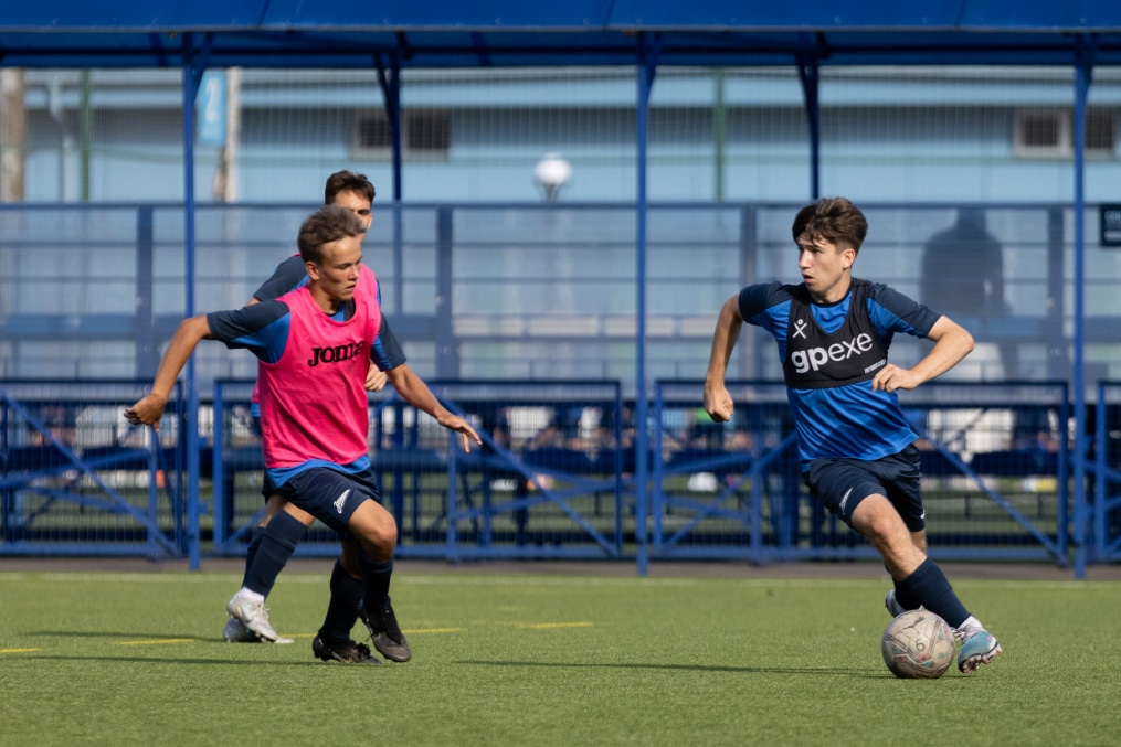 Тренировка «Зенита»-2006 в «Газпром»-Академии ФК «Зенит»