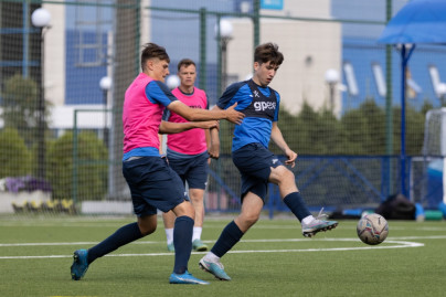 Тренировка «Зенита»-2006 в «Газпром»-Академии ФК «Зенит»