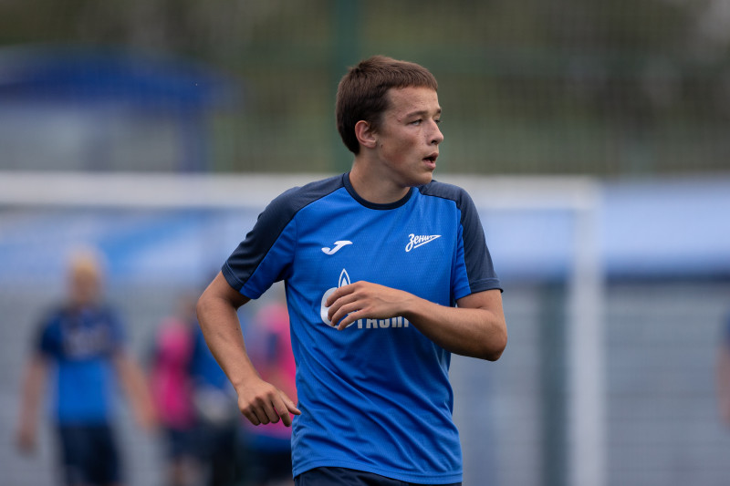 Тренировка «Зенита»-2007 в «Газпром»-Академии ФК «Зенит»