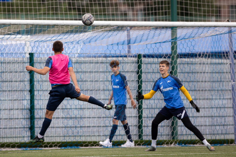 Тренировка «Зенита»-2007 в «Газпром»-Академии ФК «Зенит»