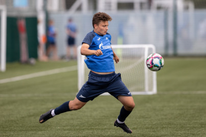 Тренировка «Зенита»-2007 в «Газпром»-Академии ФК «Зенит»