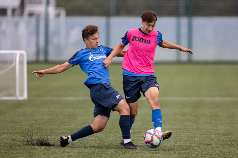 Тренировка «Зенита»-2007 в «Газпром»-Академии ФК «Зенит»