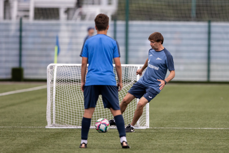 Тренировка «Зенита»-2007 в «Газпром»-Академии ФК «Зенит»