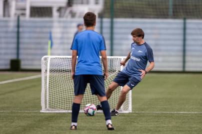 Тренировка «Зенита»-2007 в «Газпром»-Академии ФК «Зенит»