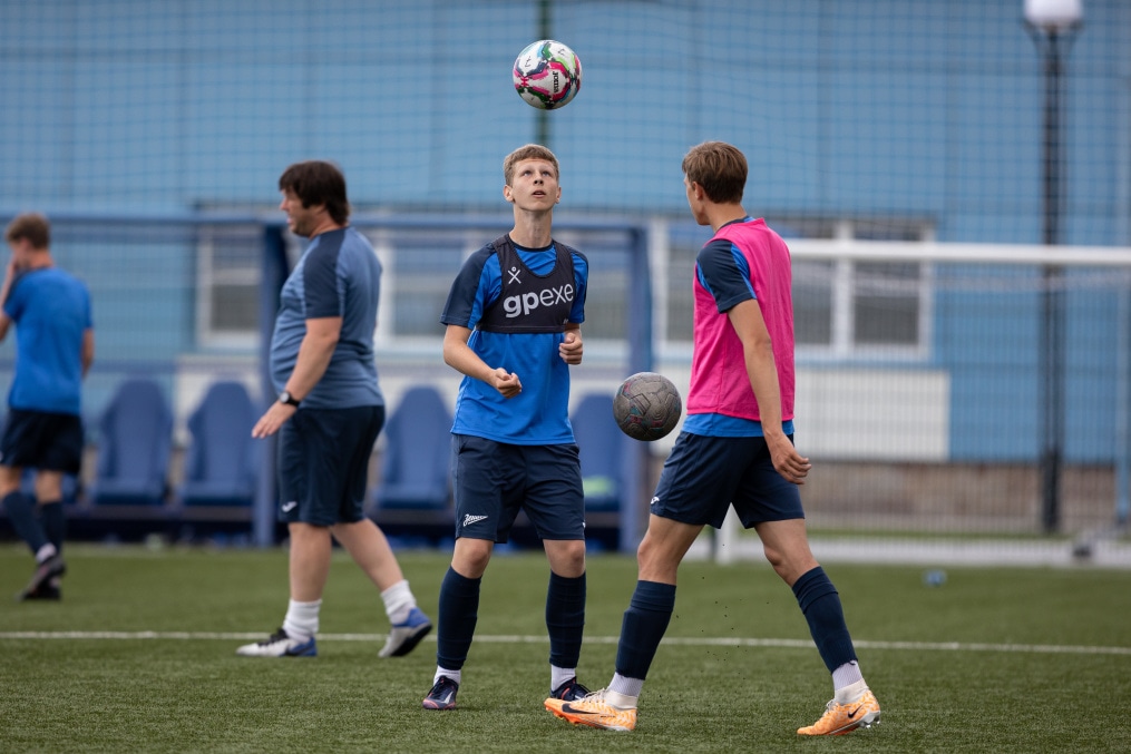 Тренировка «Зенита»-2007 в «Газпром»-Академии ФК «Зенит»