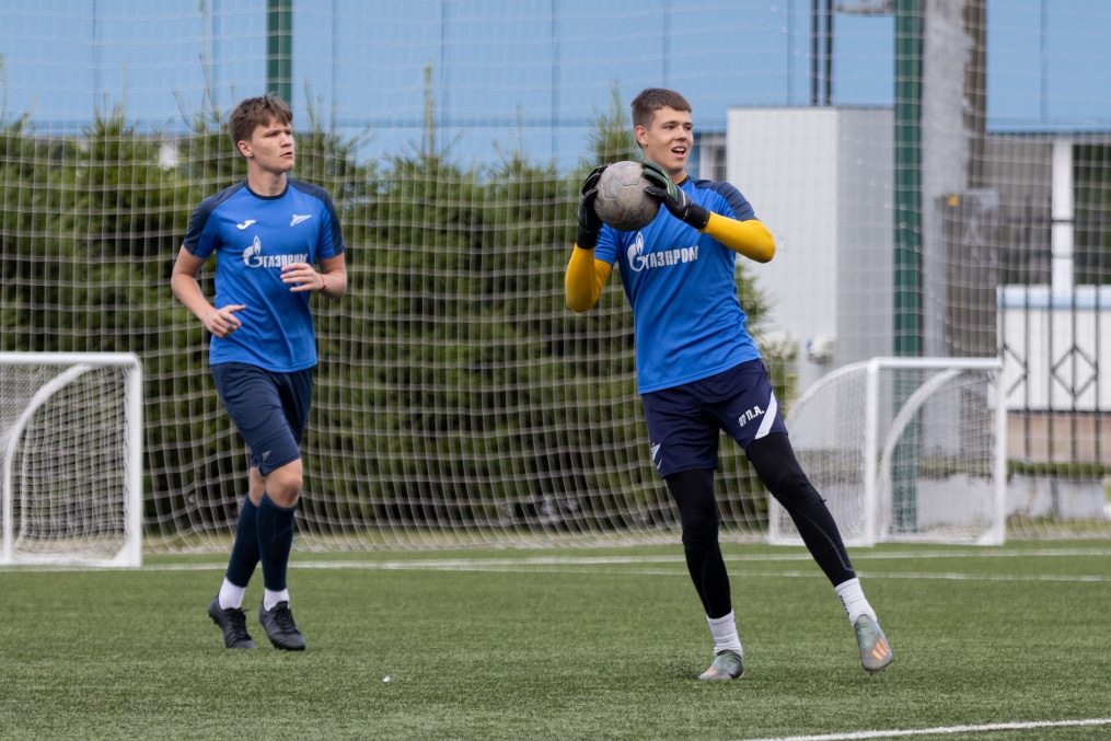 Тренировка «Зенита»-2007 в «Газпром»-Академии ФК «Зенит»