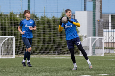 Тренировка «Зенита»-2007 в «Газпром»-Академии ФК «Зенит»