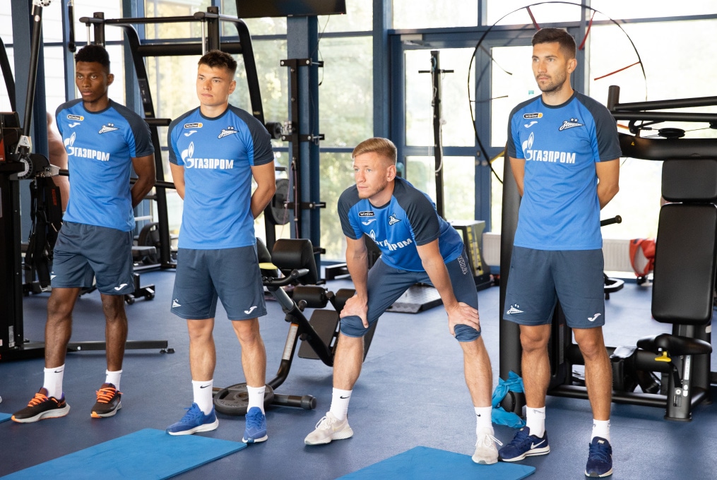 Тренировка «Зенита» перед матчем с «Пари НН»