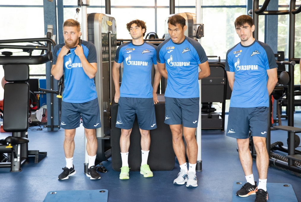Тренировка «Зенита» перед матчем с «Пари НН»