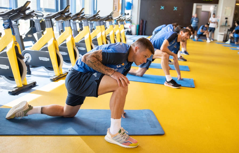 Тренировка «Зенита» перед матчем с «Пари НН»