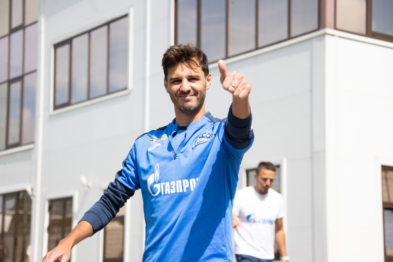 Тренировка «Зенита» перед матчем с «Пари НН»