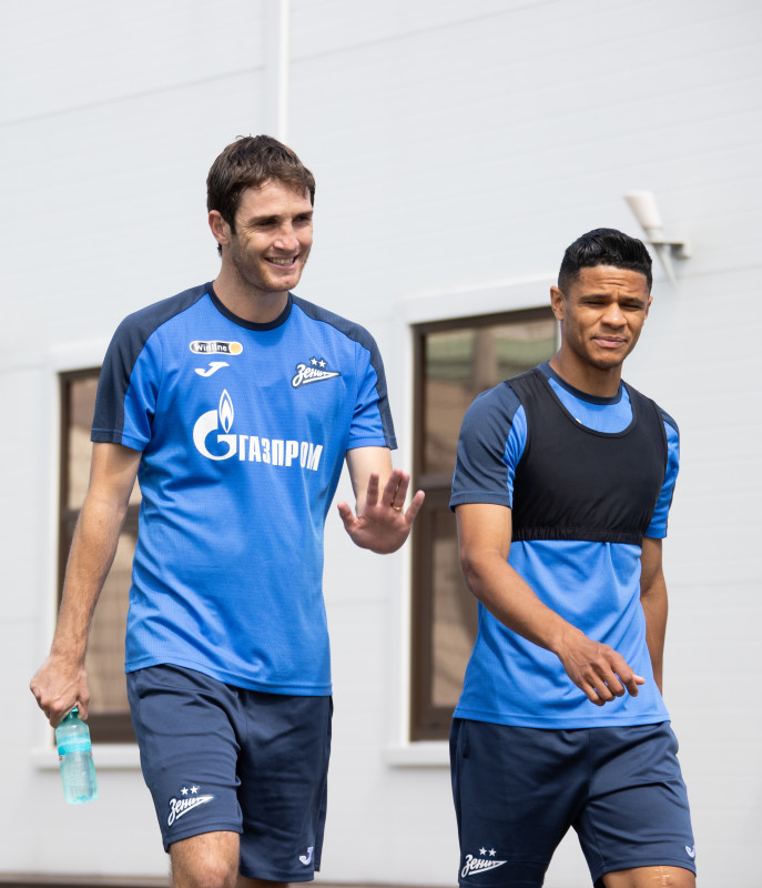 Тренировка «Зенита» перед матчем с «Пари НН»