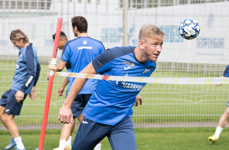 Тренировка «Зенита» перед матчем с «Пари НН»