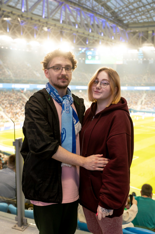 Болельщики на матче «Зенит» — «Ахмат»