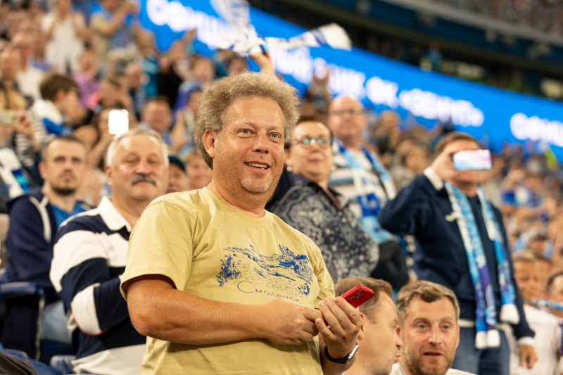 Болельщики на матче «Зенит» — «Ахмат»