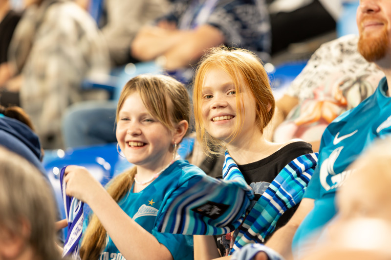 Болельщики на матче «Зенит» — «Ахмат»