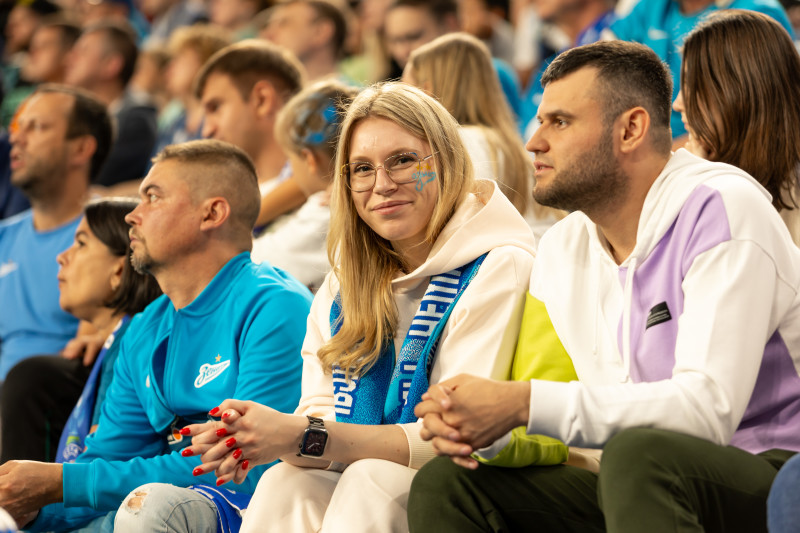 Болельщики на матче «Зенит» — «Ахмат»