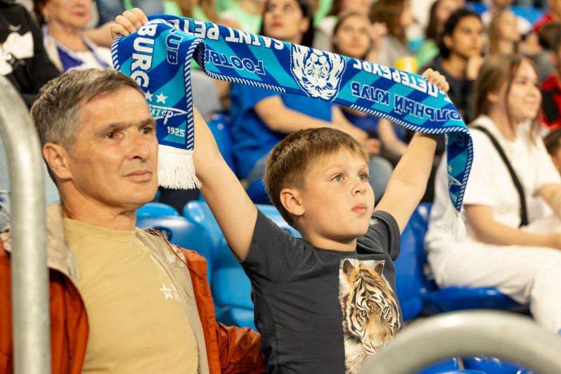 Болельщики на матче «Зенит» — «Ахмат»