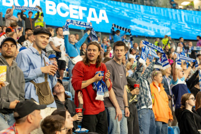 Болельщики на матче «Зенит» — «Ахмат»
