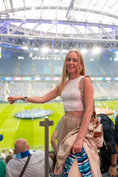 Болельщики на матче «Зенит» — «Ахмат»