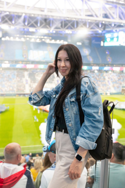 Болельщики на матче «Зенит» — «Ахмат»