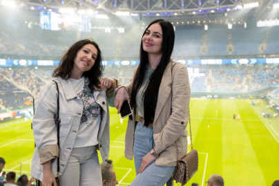 Болельщики на матче «Зенит» — «Ахмат»