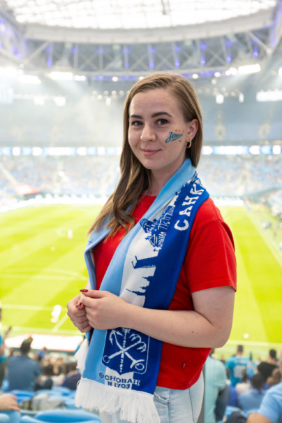 Болельщики на матче «Зенит» — «Ахмат»