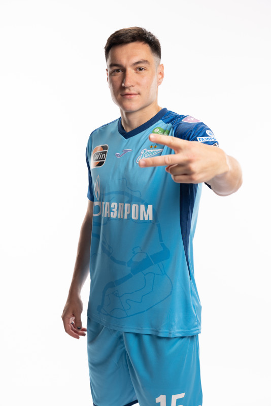 Индивидуальная фотосессия игроков ФК «Зенит» в форме Joma сезона 2023/24