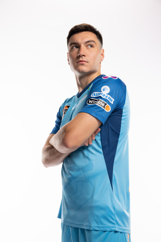 Индивидуальная фотосессия игроков ФК «Зенит» в форме Joma сезона 2023/24