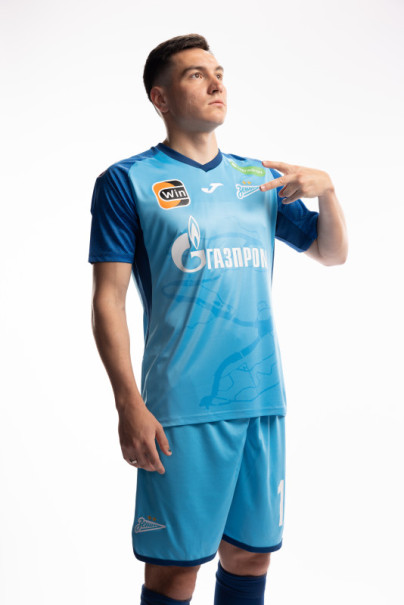 Индивидуальная фотосессия игроков ФК «Зенит» в форме Joma сезона 2023/24