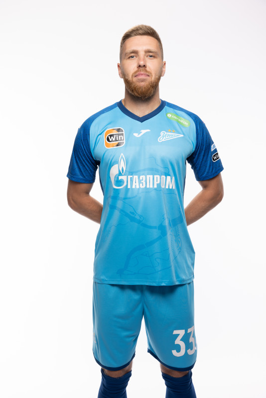 Индивидуальная фотосессия игроков ФК «Зенит» в форме Joma сезона 2023/24