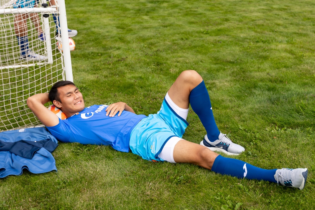 Открытая тренировка «Зенита» в Михайловском саду