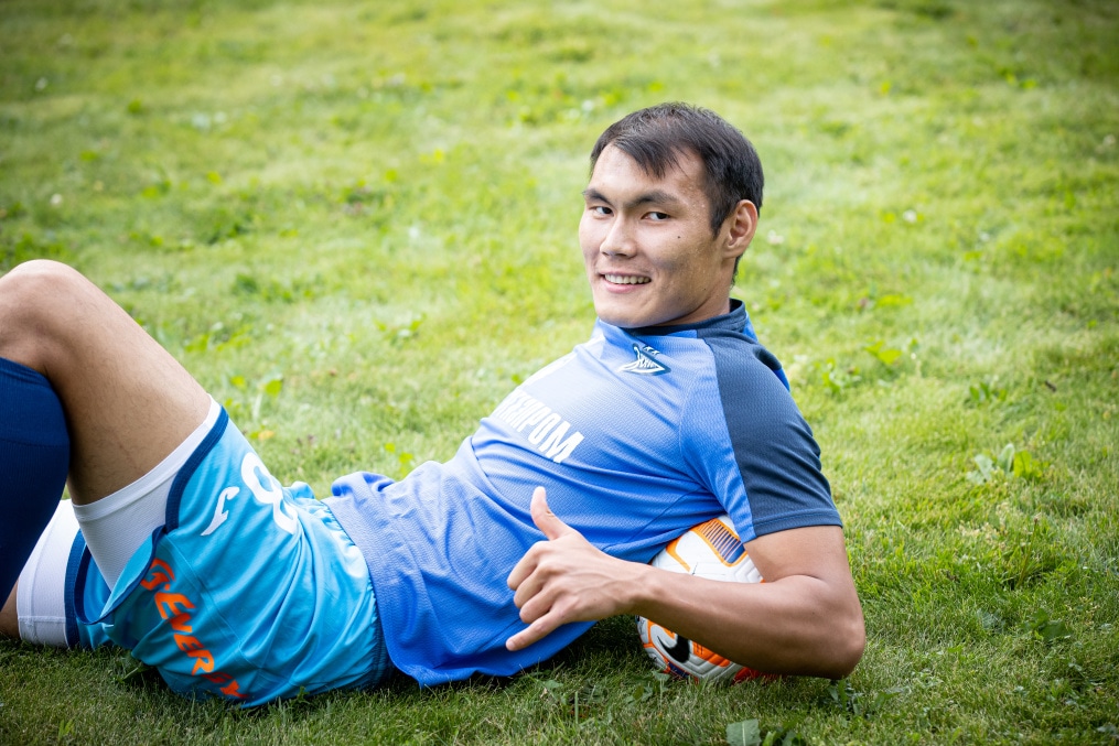 Открытая тренировка «Зенита» в Михайловском саду