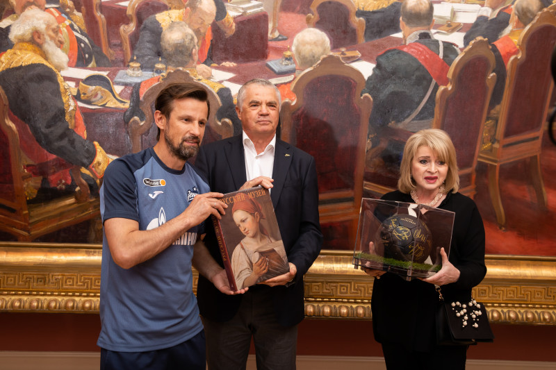 Общекомандная фотосессия ФК «Зенит» сезона 2023/24