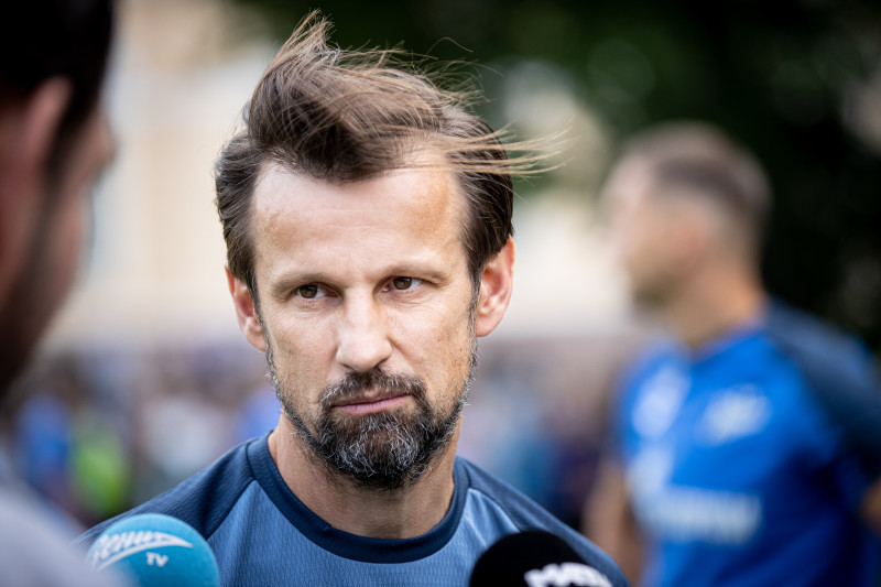 Открытая тренировка «Зенита» в Михайловском саду