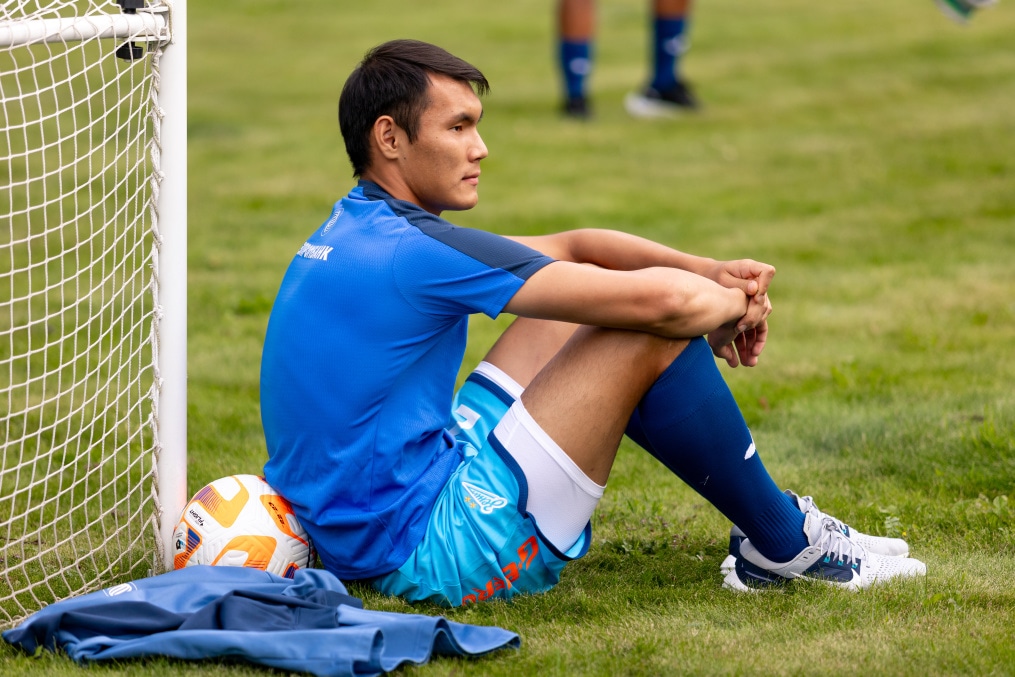 Открытая тренировка «Зенита» в Михайловском саду