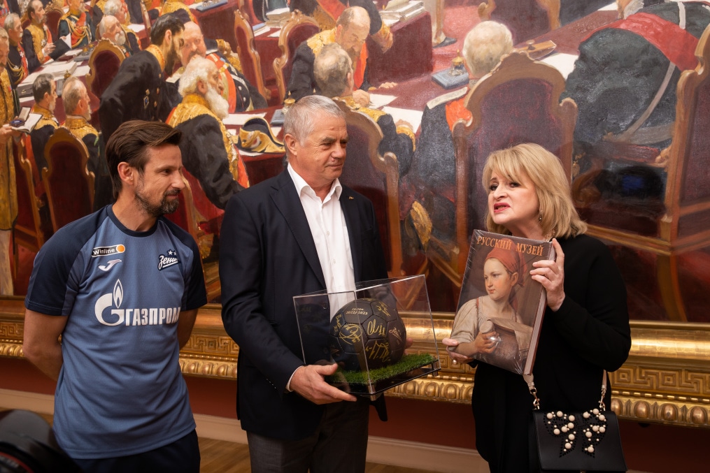 Общекомандная фотосессия ФК «Зенит» сезона 2023/24