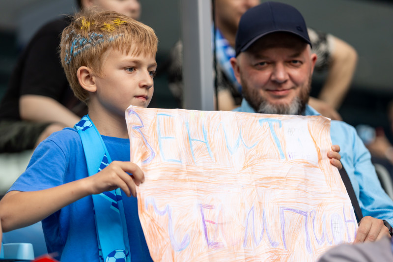 Болельщики на матче «Зенит» — «Динамо»