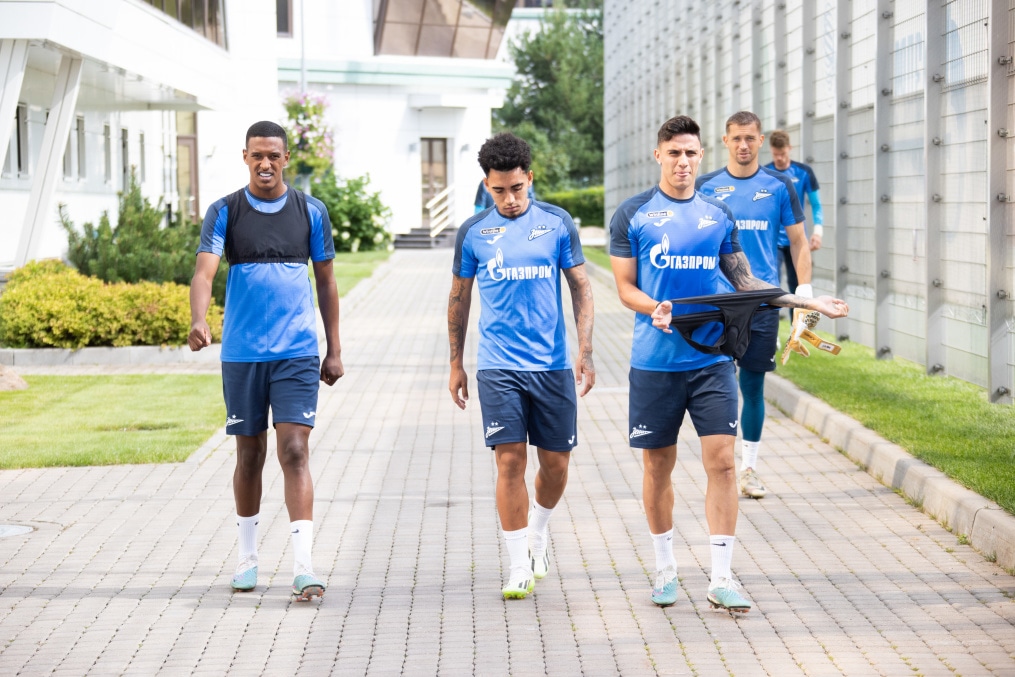 Открытая тренировка «Зенита» перед матчем с «Факелом»