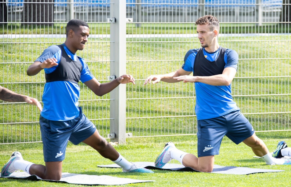 Открытая тренировка «Зенита» перед матчем с «Факелом»