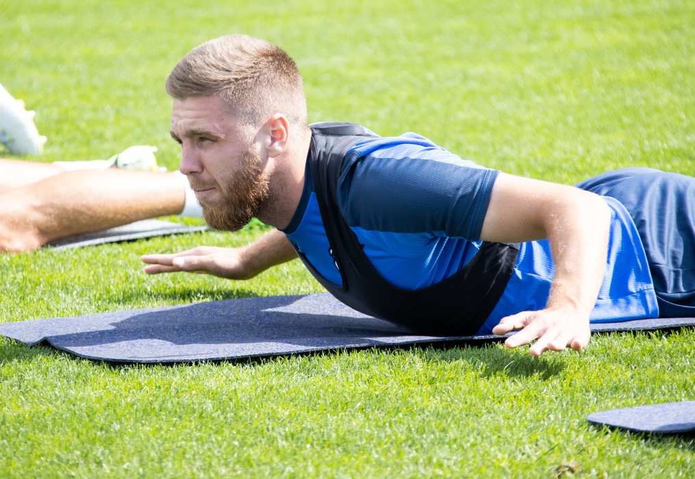 Открытая тренировка «Зенита» перед матчем с «Факелом»