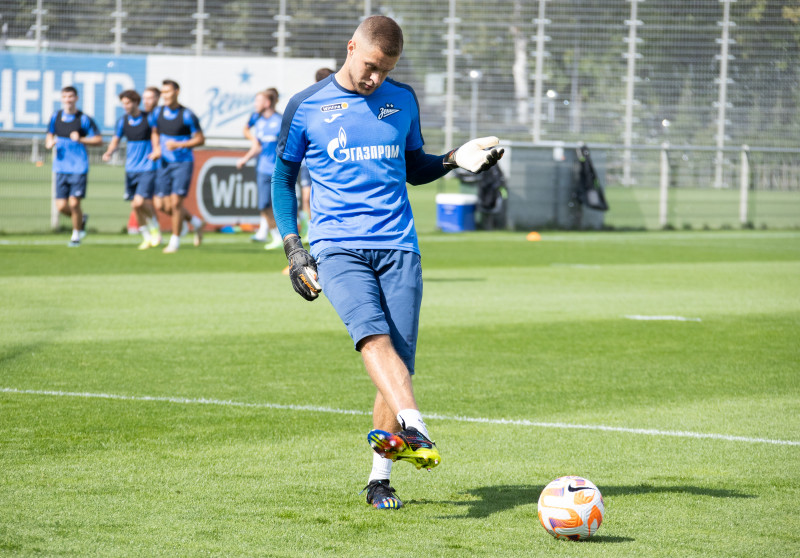Открытая тренировка «Зенита» перед матчем с «Факелом»