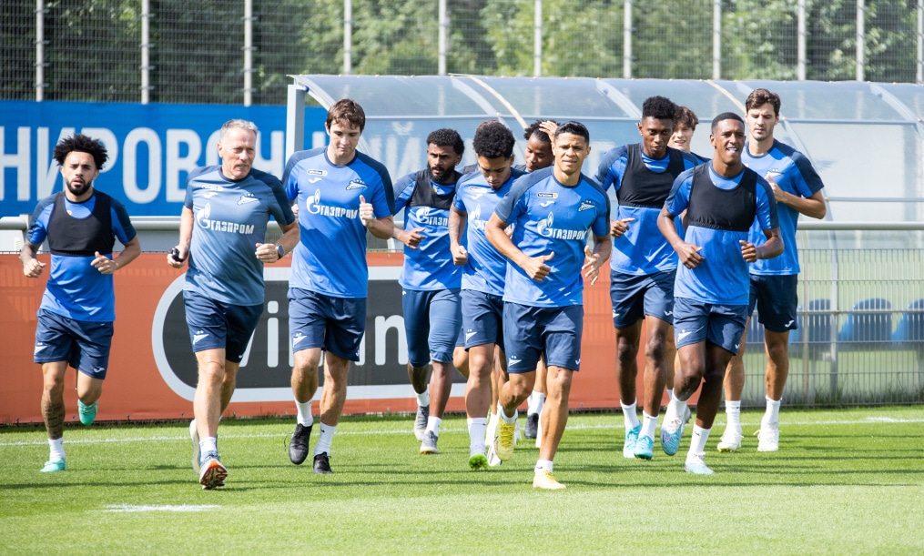 Открытая тренировка «Зенита» перед матчем с «Факелом»