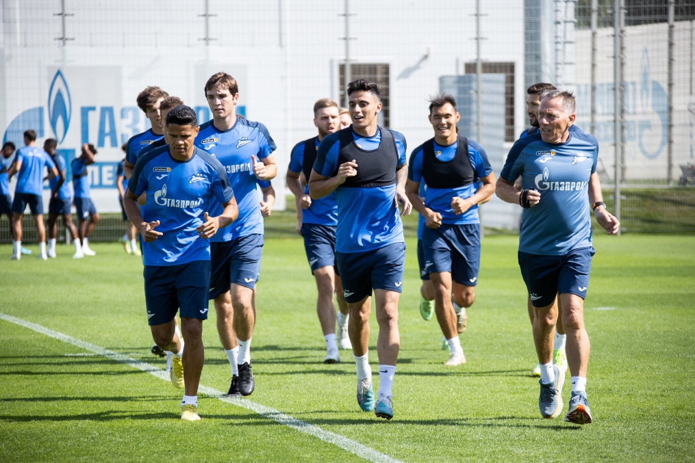 Открытая тренировка «Зенита» перед матчем с «Факелом»