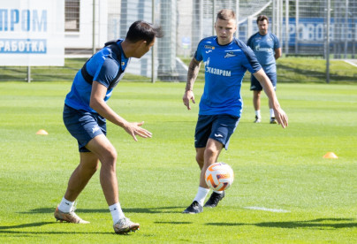 Открытая тренировка «Зенита» перед матчем с «Факелом»