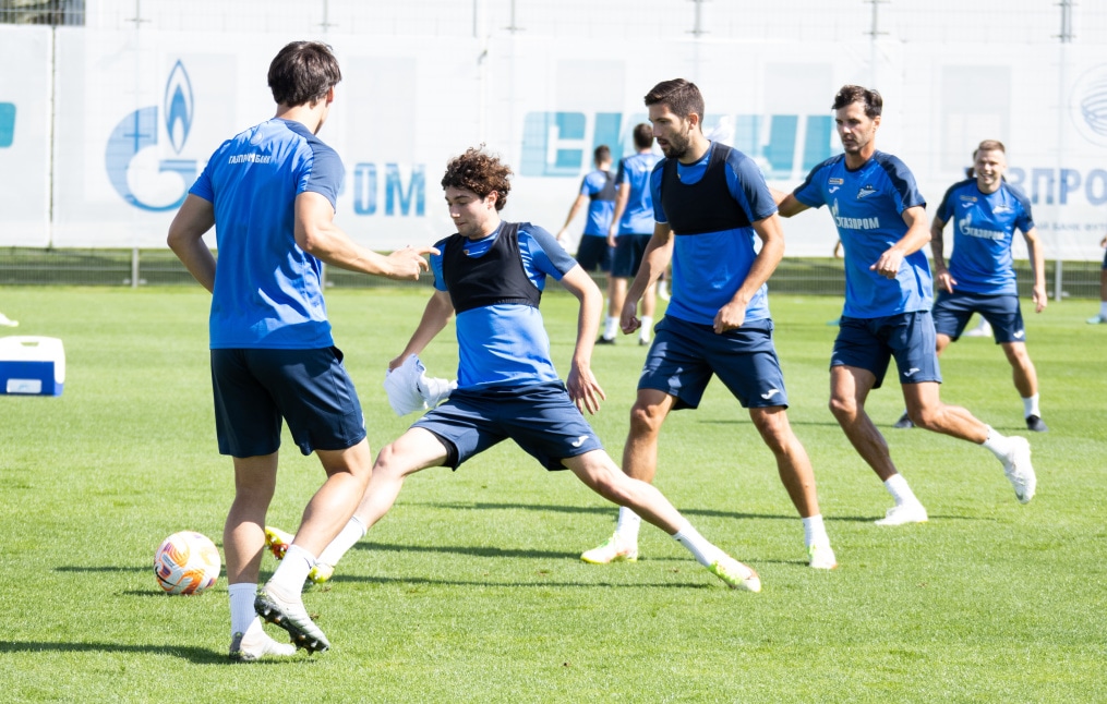 Открытая тренировка «Зенита» перед матчем с «Факелом»