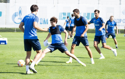 Открытая тренировка «Зенита» перед матчем с «Факелом»