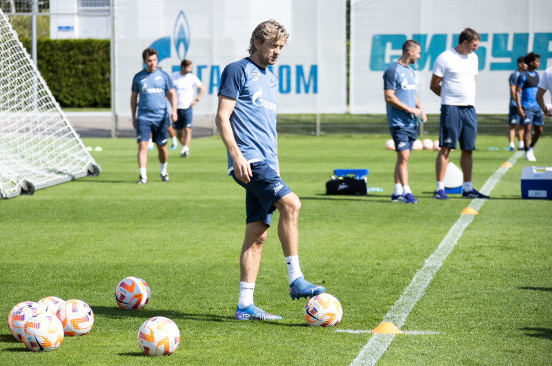 Открытая тренировка «Зенита» перед матчем с «Факелом»