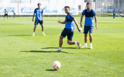 Открытая тренировка «Зенита» перед матчем с «Факелом»